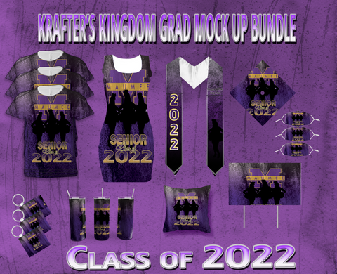 Graduation Bundle Course with Templates and Mock-ups